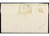 ✉ ESPAÑA: PREFILATELIA. 1828. Carta con la marca XERZ. D. LO