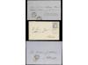 ✉ ESPAÑA. Ed. 107. 1870. SIETE cartas con sello de 50 mils. 