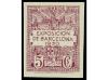 (*) ESPAÑA: AYUNTAMIENTO DE BARCELONA. Ed. 3/6 efs. 5 cts. C