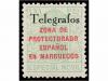 ** MARRUECOS. Ed. T-41E, 41G, 41H. 10 cts., 50 cts. y 1 pta.