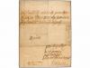 ✉ GIBRALTAR. (1727 CA.). Carta firmada por LORD PORTMORE (Go