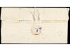 ✉ ESPAÑA: PREFILATELIA. (1823 ca.). Envuelta con texto pero 
