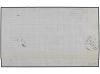 ✉ ESPAÑA. Ed. 95. 1867. BILBAO a VALENCIA. 25 mils. azul y r