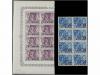 ** POLONIA. 1950. Roosevelt, overprinted GROSZY. 8 complete 
