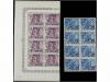 ** POLONIA. 1950. Roosevelt, overprinted GROSZY. 8 complete 