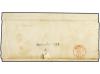 ✉ ESPAÑA. Ed. 68 (4). 1864. SANTANDER a NEW YORK. 2 reales a