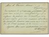 ✉ ESPAÑA. Ed. 217. 1896. Tarjeta Postal de CARLOS GOETTIG de