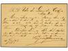 ✉ ESPAÑA. Ed. 217. 1898. Tarjeta Postal de HIJO DE FELICIANO