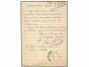 ✉ ESPAÑA. Ed. 217. 1898. Tarjeta Postal de VDA. DE ESCOUBES 