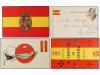 ✉ ESPAÑA GUERRA CIVIL. Conjunto de 8 tarjetas postales con a