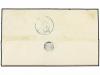 ✉ ESPAÑA. Ed. 33. 1854. MONTEALEGRE a ALBACETE. 4 cuartos ro