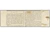 ✉ GRECIA. 1862 (Abr. 30). Part of Newspaper with 1 l. chocol