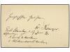 ✉ FALKLAND. Ed. . 1897. 1 d. Postal stationery card used to 
