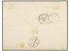 ✉ BAHAMAS. 1880. Cover to NEW YORK bearing perf 14 4 d. dull