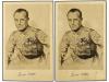 ✉ ALEMANIA. Ed. . 1925. Pair of Official Postcards each fran