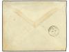 ✉ SANTA HELENA. Ed. . 1901. Cover bearing 1 d. ovpt pair can