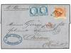 ¿ FRANCIA. Ed. . 1874. 5 centavo. RIVADAVIA (Sc 18 w/margina