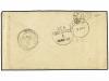 ✉ INDIA INGLESA. Ed. . 1878. Cover to FRANCE with 1865-66 1/