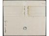 ✉ ESPAÑA. 1855. Manuscrito ´Por Pausadela y Cª recoje en la 