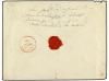 ✉ FRANCIA. 1881 (Nov 28). Cover at ´Voie de Mer´ 35 c. rate 