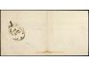✉ ESPAÑA. Ed. 95. 1867. BARCELONA correo interior. 25 mils. 