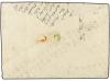 ✉ ESPAÑA. Ed. 107(8). 1870. LUGO a MADRID. 50 mils. azul. Es