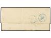 ✉ ESPAÑA. Ed. 40F. 1856. MADRID a VALLADOLID. 4 cuartos rojo