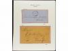 ✉ BOLIVIA. 1873-1875 ca. COROCORO. Cuatro cartas con marcas 