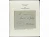 ✉ BOLIVIA. 1880-1936. MARCAS PROVISIONALES DE PORTES PAGADOS