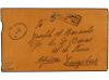 ✉ ZANZIBAR. 1917. MARGAO (Portuguese India) to ZANZIBAR. Unp