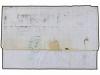 ✉ DINAMARCA. 1856. Cover from COPENHAGEN to ARENDAL (Norway)