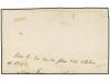 ✉ COLOMBIA. Sc. 38. 1869. Cover from LA MESA to BOGOTA, fran