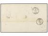 ✉ COLONIAS ESPAÑOLAS: FILIPINAS. 1857. MANILA a CADIZ. 1 rea