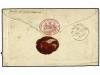 ✉ GRAN BRETAÑA. 1870. LANGHOLM to LONDON. 1 d. red (2) redir