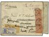 ✉ RUSIA. 1922. RUSSIA to STRATFORD. Franked on back with Rus