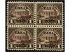 (*) ESTADOS UNIDOS. Sc. 78/81 (4). 1924-25. CANAL ZONE. 15 c