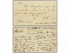 ✉ REPUBLICA DOMINICANA. 1892-97. Dos Enteros Postales de 3 c