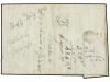 ✉ BOSNIA-HERZEGOVINA. 1856. Pre-philatelic period entire let