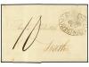 ✉ GIBRALTAR. 1801. GIBRALTAR to GREAT BRITAIN. Entire with d