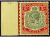 ** MALTA. Sg. 87/88. 1914-21. 2 sh. 6 p. and 5 sh. never hin