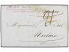✉ PERU. 1845-1860. Conjunto de 13 cartas, circuladas la mayo