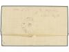 ✉ PERU. Sc. 14. 1862. IQUIQUE a VALPARAISO. 1 dinero verde, 
