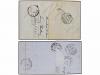 ✉ ALEMANIA ANTIGUOS ESTADOS: BAVIERA. 1870. 2 covers to RIGL