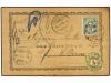 ✉ SUIZA. 1900. Wood special card skii from T. MORITZ to BERN
