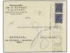 ✉ SUIZA. 1922. MUNCHEN to ZWINGEN with 6 Mk. blue on back sw