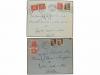 ✉ FRANCIA. 1925-48. 4 covers with swiss postage due stamps. 
