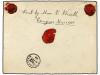 ✉ MARRUECOS. 1901. TANGER a INGLATERRA. 5 cts. verde (3) y 1