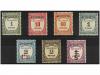 ** ANDORRA: ANDORRA FRANCESA. Yv. T-9/15. 1931-32. Complete 