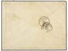 ✉ TUNEZ. 1876 (23 Oct.). TÚNEZ a GÉNOVA. 5 cts. gris verde (