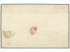 ✉ EGIPTO. 1874. ALEXANDRÍA a LIVORNO. Circulada con sellos i